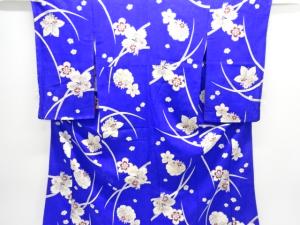 大正ロマン　紋錦紗　花模様着物